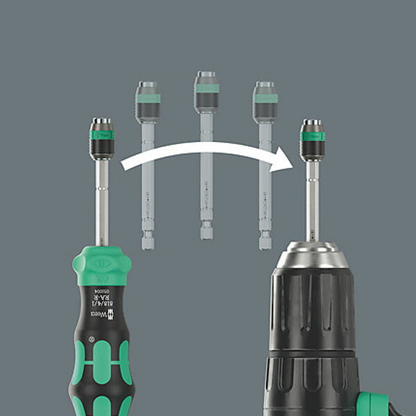 日本正規品 Wera 051515 ラチェット式ドライバー クラフトフォーム コンパクト 25 RA-R ポーチ付 ビット6本収納 (4013288234018) ヴェラ ベラ
