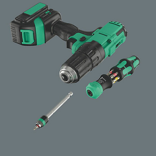 日本正規品 Wera 051515 ラチェット式ドライバー クラフトフォーム コンパクト 25 RA-R ポーチ付 ビット6本収納 (4013288234018) ヴェラ ベラ