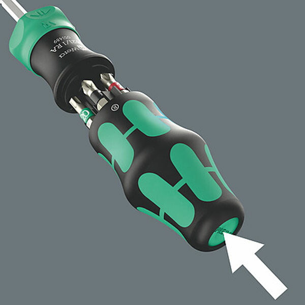 日本正規品 Wera 051519 ラチェット式ドライバー クラフトフォーム コンパクト 28 RA 1 ビット6本付 (4013288234032) ヴェラ ベラ