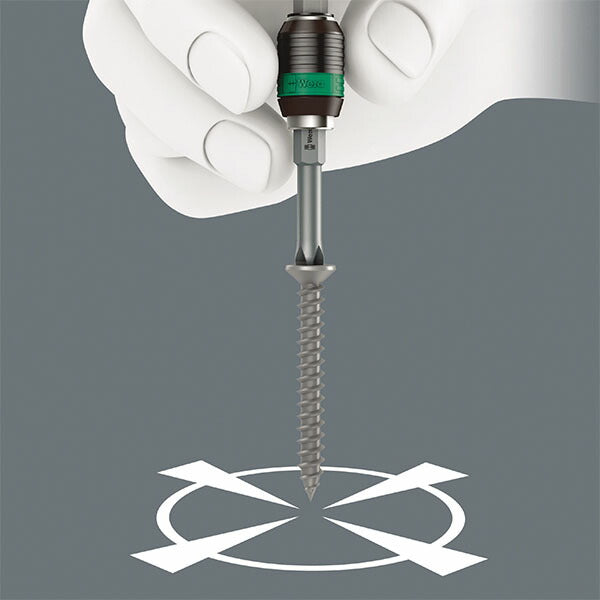 日本正規品 ヴェラ 1/4Hex/ 50mm ラピッド式ビットホルダー (052500)(4013288095619) ベラ Wera