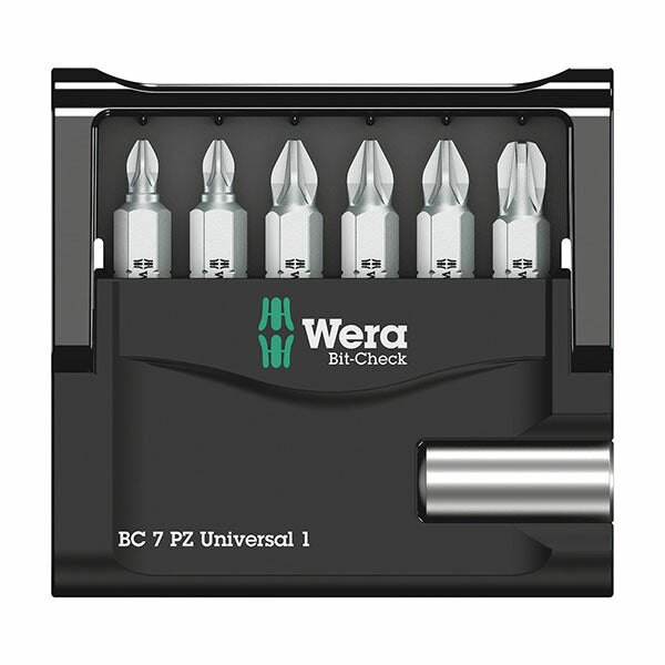 日本正規品 ヴェラ ビットチェック ビットセット PZ#1 7点 (056296)(4013288038135) ベラ Wera