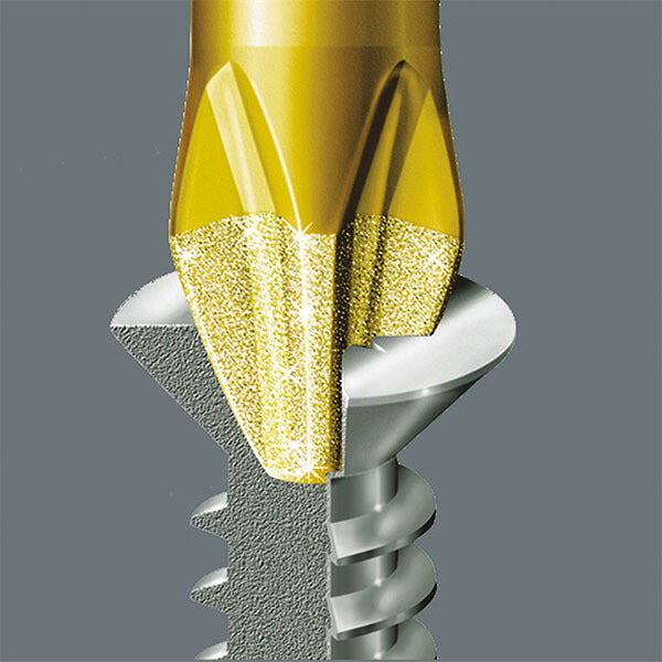 日本正規品 ヴェラ PZ2x 25ドライバービット(ダイヤモンド付) (056702)(4013288034014) ベラ Wera