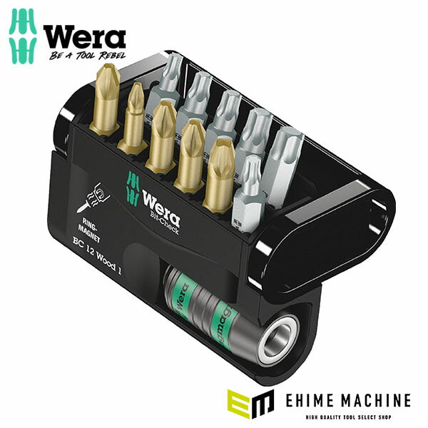 日本正規品 ヴェラ ビットチェック ビットセット 木工用1 12点 (057423)(4013288179876) ベラ Wera