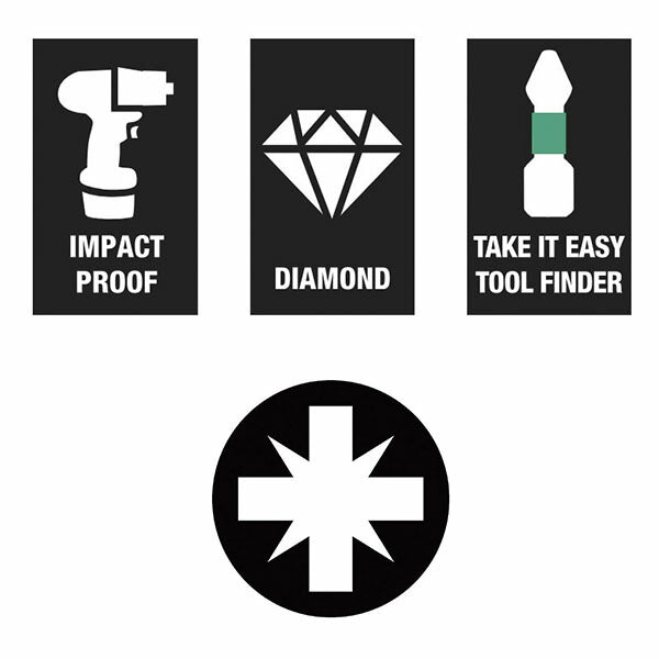 日本正規品 ヴェラ PZ3x25ドライバービット(ダイヤコート･インパクト) (057622)(4013288157683) ベラ Wera