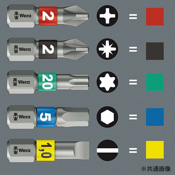 日本正規品 ヴェラ #2x50ドライバービット(ダイヤコート･インパクト用) (057656)(4013288157652) ベラ Wera