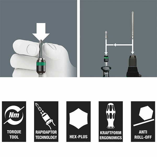 日本正規品 ヴェラ 1.2-3.0Nmトルクドライバーセット(アジャスタブル) (059293)(4013288169624) ベラ Wera