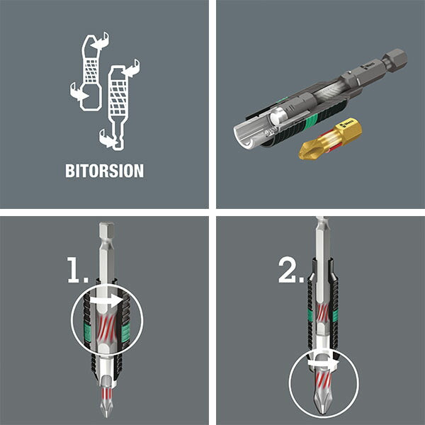 日本正規品 ヴェラ PZ1x50mm (Pozidriv)ドライバービット (059910)(4013288034335) ベラ Wera