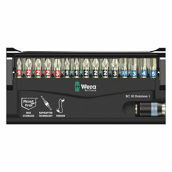 日本正規品 ヴェラ 29本組  ドライバービットセット(ステンレス) (071109)(4013288115126) ベラ Wera