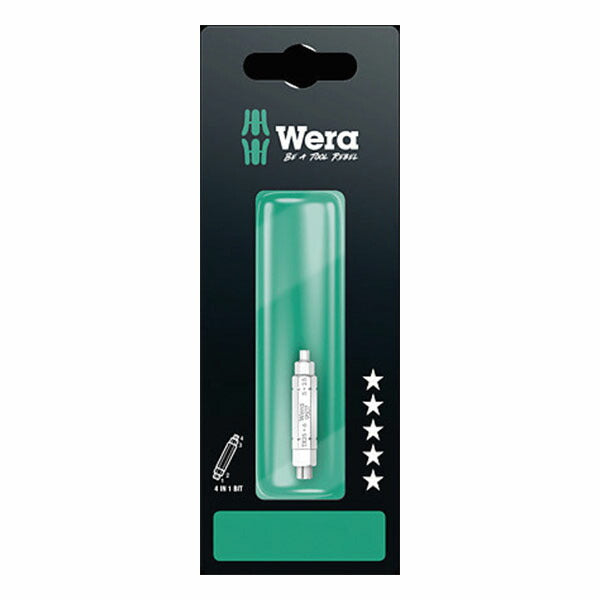 日本正規品 ヴェラ 4 in 1 ビット HEX2.5,5,6,TX25 (073202)(4013288225276) ベラ Wera