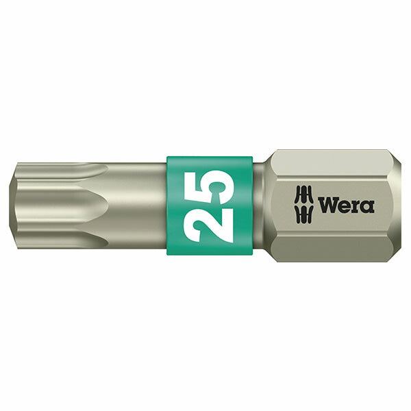 日本正規品 ヴェラ ステンレストルクスビット TX25 1本 BP入 (073623)(4013288117700) ベラ Wera