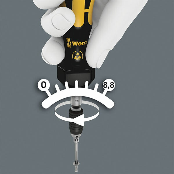 日本正規品 ヴェラ 0.10-0.34Nm トルクドライバー(ESD/調整式) (074786)(4013288179036) ベラ Wera