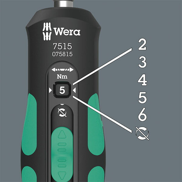 日本正規品 ヴェラ 1/4DR トルクドライバー 2.0-6.0Nm (075815)(4013288228314) ベラ Wera
