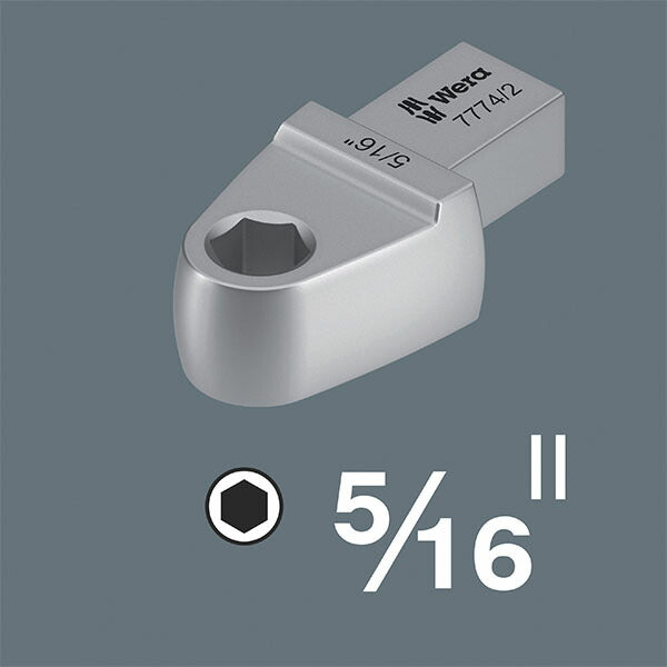 日本正規品 ヴェラ 5/16Hex ビットアダプター(9x12mmジョイント) (078641)(4013288196309) ベラ Wera