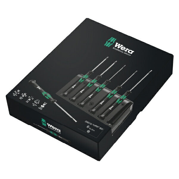 日本正規品 Wera 118154 2067/6 TORX 精密ドライバーセット6本組