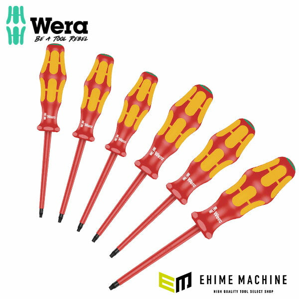 日本正規品 ヴェラ 6本組絶縁ドライバーセット TX (133356)(4013288160072) ベラ Wera