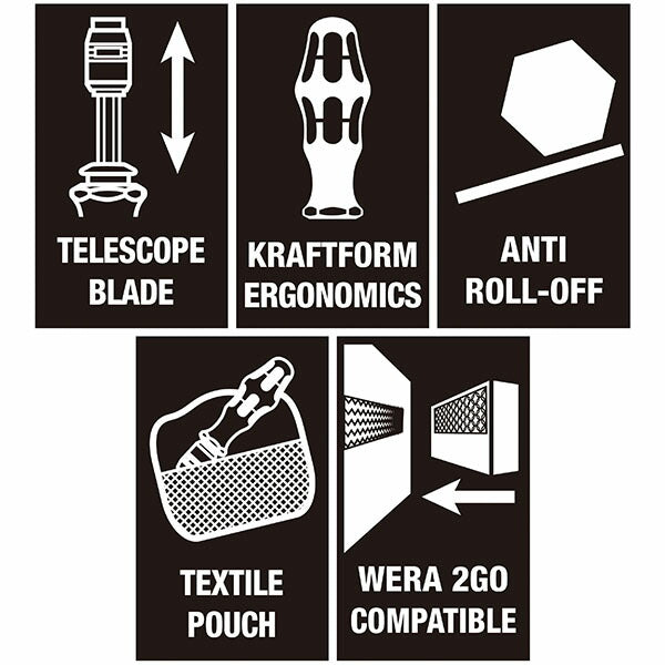 日本正規品 ヴェラ (+ - Pozi)ドライバービットセット(ハンドル付) (134491)(4013288175373) ベラ Wera