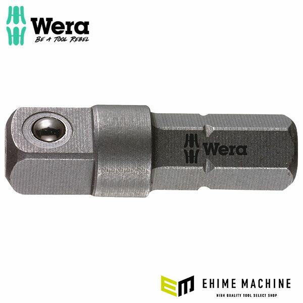 日本正規品 ヴェラ 1/4DRx 1/4HEX/25mm ソケットアダプター (136000)(4013288016997) ベラ Wera