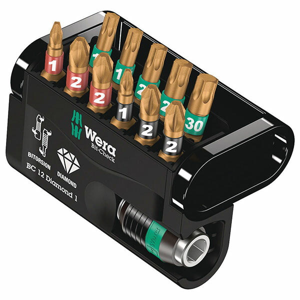 日本正規品 ヴェラ 11本組 ビットセット(Bi-Torsion･ダイヤ付) (136392)(4013288213976) ベラ Wera
