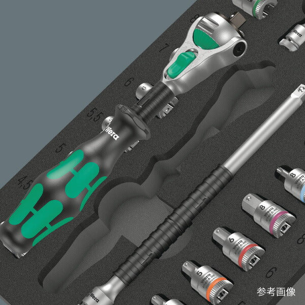 日本正規品 Wera 150110 9720 ウレタン収納入り1/4"ソケットレンチセット 37点セット 05150110001 ヴェラ ベラ ツールセット