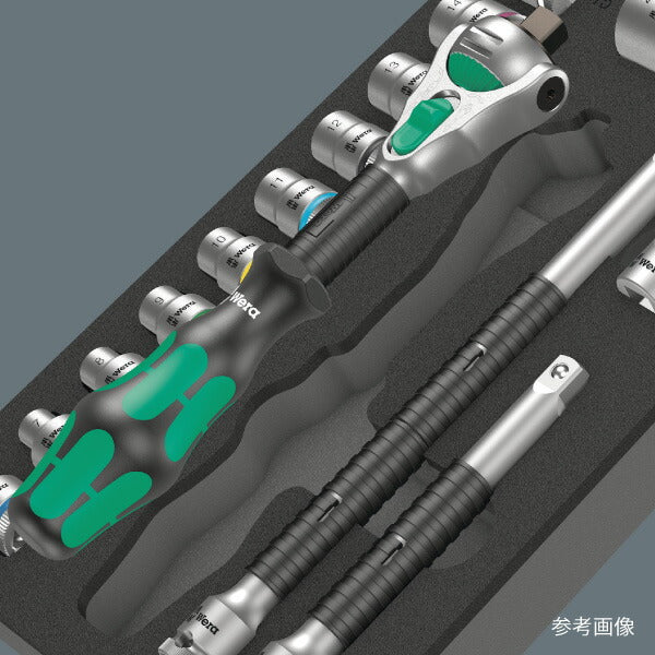 日本正規品 Wera 150111 9721 ウレタン収納入り3/8ソケット