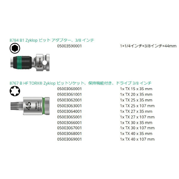 日本正規品 Wera 150113 9721 ウレタン収納入り3/8"ソケットレンチセット 22点セット 05150113001 ヴェラ ベラ ツールセット