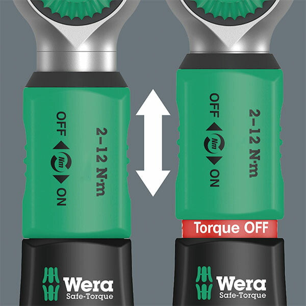 日本正規品 ヴェラ 1/4DRビット用空転式トルクレンチ 2-12Nm (343973)(4013288227034) ベラ Wera