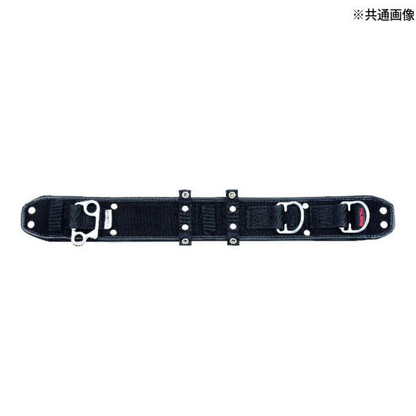 タジマ ワークポジショニング用胴当てベルトフラット アルミワンタッチバックル黒 Mサイズ (WFXD2-WBM)(4975364264947) TAJIMA TJMデザイン