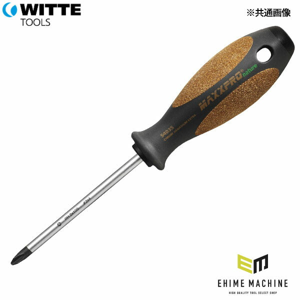 日本正規品 ヴィッテ コルクハンドルドライバー (プラス)1.0X80mm (54032)(4003955250373) WITTE