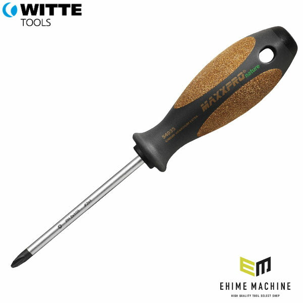 日本正規品 ヴィッテ コルクハンドルドライバー (プラス)2.0X100mm (54035)(4003955250380) WITTE