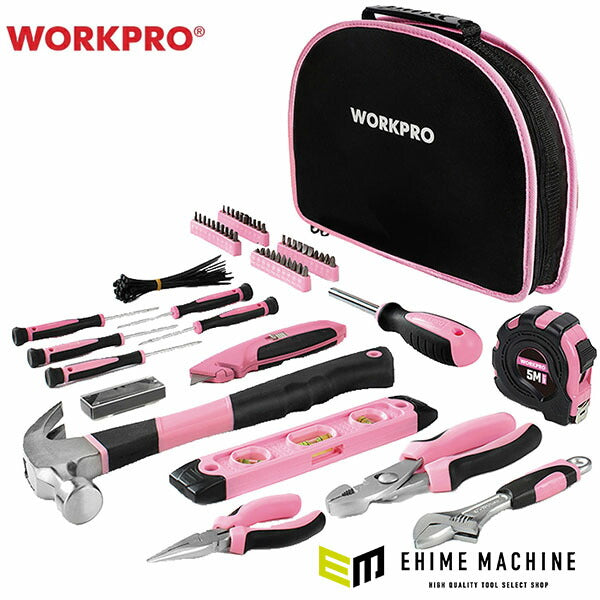 ワークプロ 103PC ホームツールセット ピンク (WP206818)(6914280006048) WORKPRO