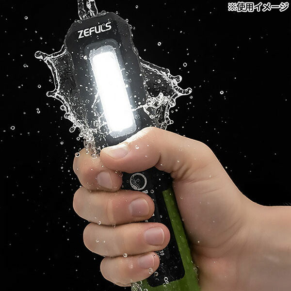 ゼフルス ハンディライト VELA 200lm USB Type-C充電 IPX6防水 (ZA-VL200)(4511466400175) ZEFULS LEDライト LED作業灯
