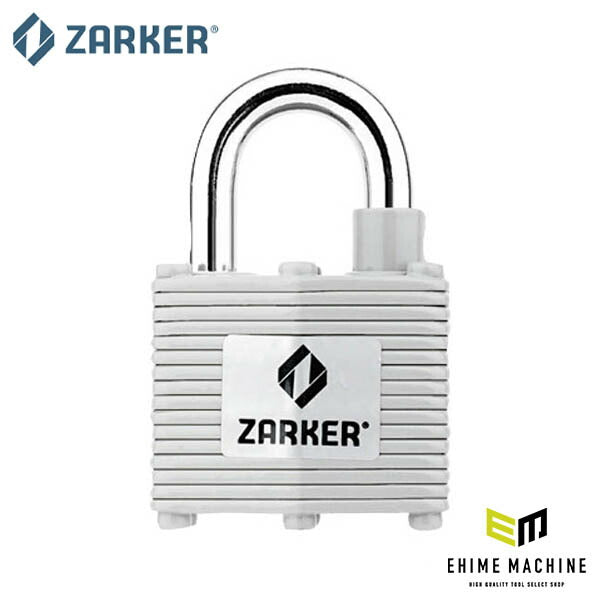 ZARKER N-30 ラミネートスチールキー南京錠/ブリスター ザーカー 鍵 カギ