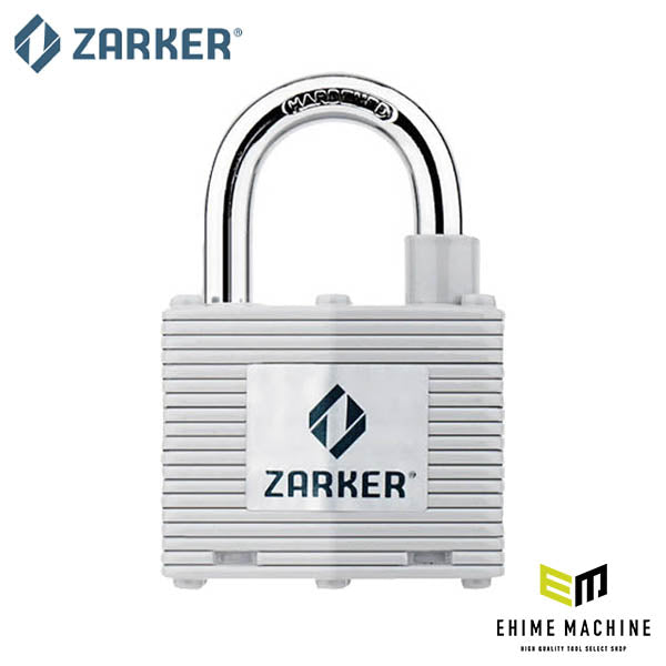 ZARKER N-38 ラミネートスチールキー南京錠/ブリスター ザーカー 鍵 カギ
