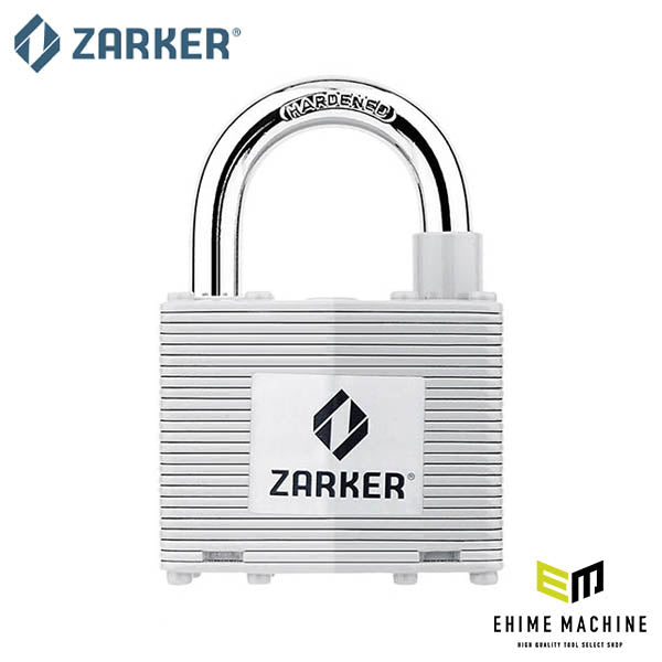 ZARKER N-52 ラミネートスチールキー南京錠/ブリスター ザーカー 鍵 カギ