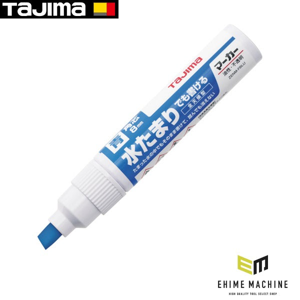 タジマ 全天候マーカー青＜太字・角芯＞ (ZENM-FBLU)(4975364266958) TAJIMA TJMデザイン