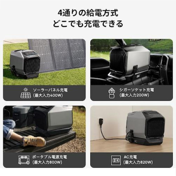 ワケアリ品】 EcoFlow ポータブルエアコン専用バッテリーパック 