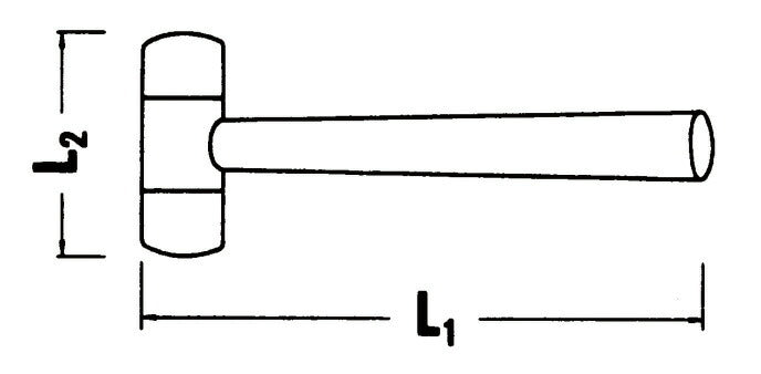 STAHLWILLE 10955-40 プラスチックハンマー (70160040) スタビレー