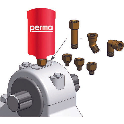 perma パーマNOVA 温度センサー付キ自動給油器 SF01標準グリス125CC付 PN-SF01-125 NO101476