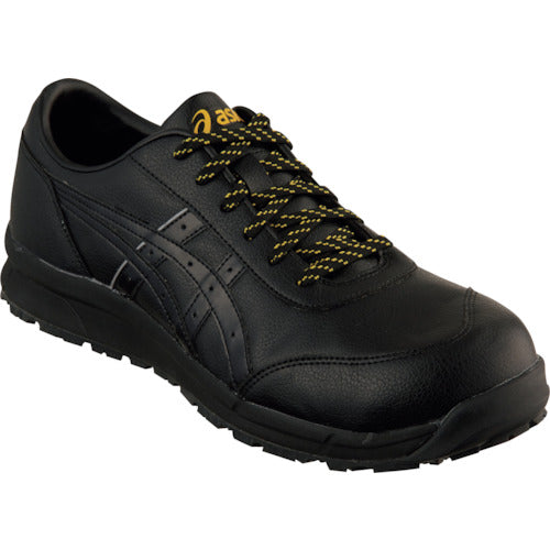 アシックス 安全靴 静電気帯電防止靴 ウィンジョブ CP30E ブラック×ブラック ASICS おしゃれ かっこいい 作業靴 スニーカー