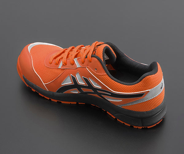 [特典付き] アシックス 安全靴 1271A006-800 ショッキングオレンジ×ブラック ウィンジョブ CP206 Hi-Vis 26cm ASICS おしゃれ かっこいい 作業靴 スニーカー