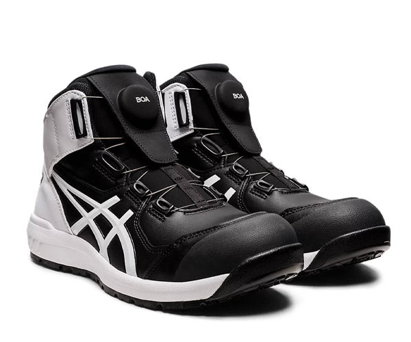 アシックス 安全靴 ウィンジョブ CP304 BOA ブラック×ホワイト ASICS おしゃれ かっこいい 作業靴 スニーカー