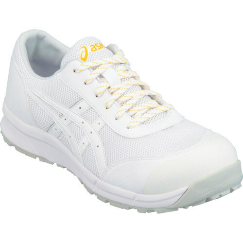 アシックス 安全靴 静電気帯電防止靴 ウィンジョブ CP21E ホワイト×ホワイト ASICS おしゃれ かっこいい 作業靴 スニーカー