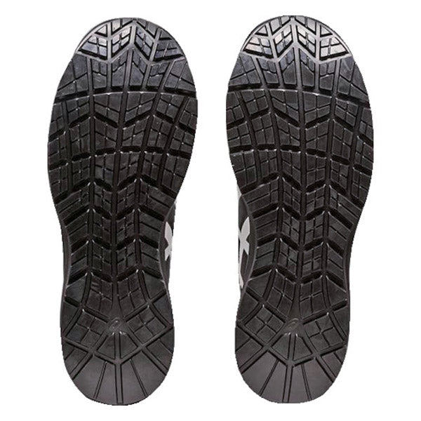 [新作] アシックス 安全靴 ウィンジョブ CP113 001（1273A055.001）ブラック×ホワイト ASICS おしゃれ かっこいい 作業靴 スニーカー 黒 白 メッシュ