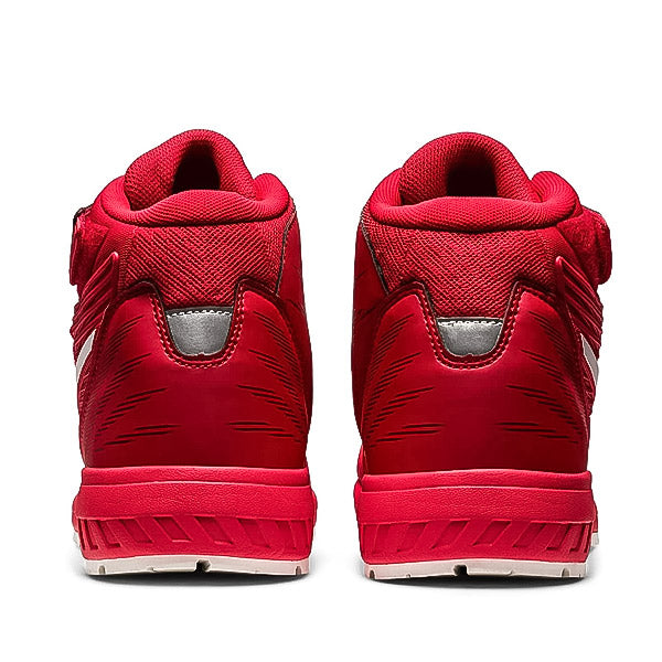 [新品、未使用、24,5cm] asics 赤 ベルクロ安全靴 新作] アシックス 安全靴 ウィンジョブCP120（1273A062.600