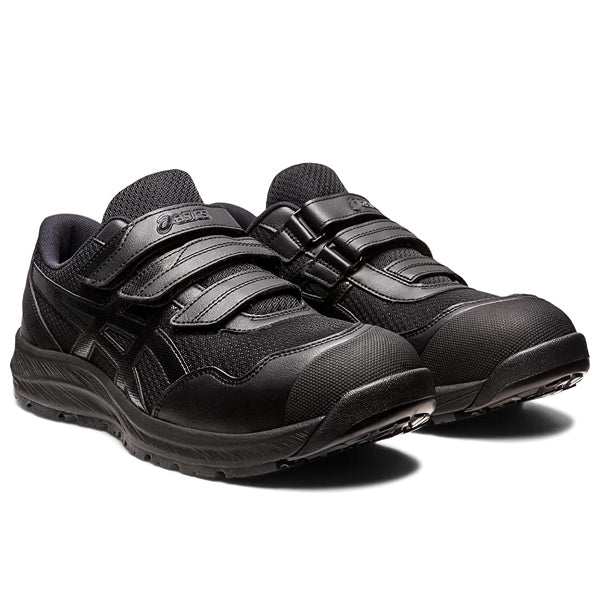 [新作] アシックス 安全靴 ウィンジョブ CP215 ブラック×ブラック (1273A079.001) ASICS WINJOB おしゃれ かっこいい 作業靴 スニーカー asics cp215 黒 ローカット ワーキング セーフティ 安全 靴 シューズ カジュアル スポーツ