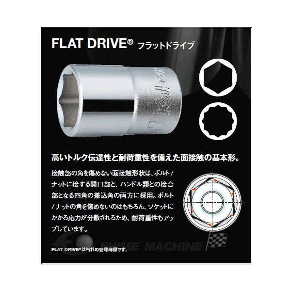 コーケン 12.7sq. 6角 インパクト用セミディープソケット 30mm 14301X