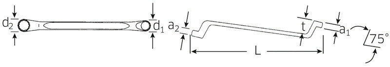 STAHLWILLE 20A-25/32X13/16 めがねレンチ 75ﾟ (41444142) スタビレー