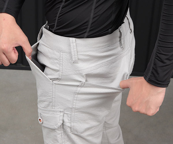 ジーベック 現場服 2255-20-M ハーフパンツ グレー Mサイズ XEBEC