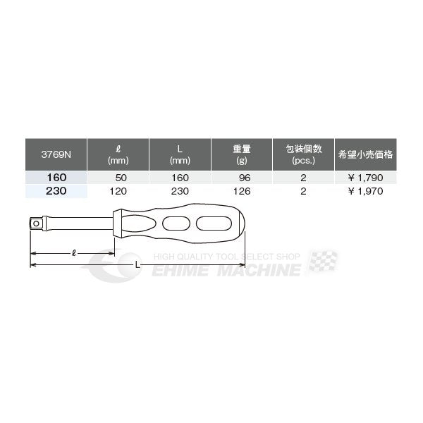 コーケンのスピンタイプハンドルの画像3