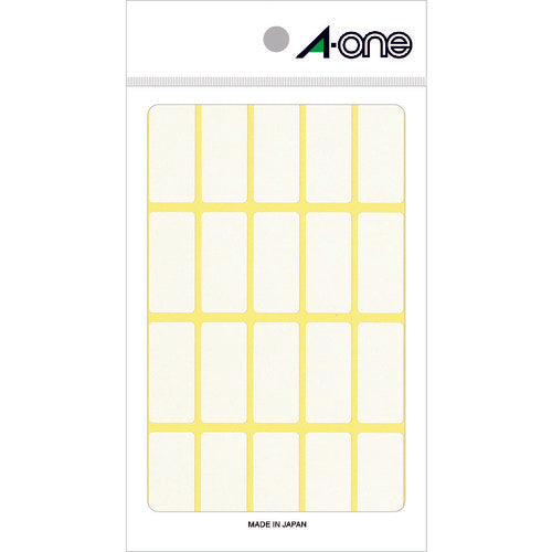 3M エーワン[[TM上]]フリーラベル白無地15×33 20面×15シート300片入 06004 スリーエム